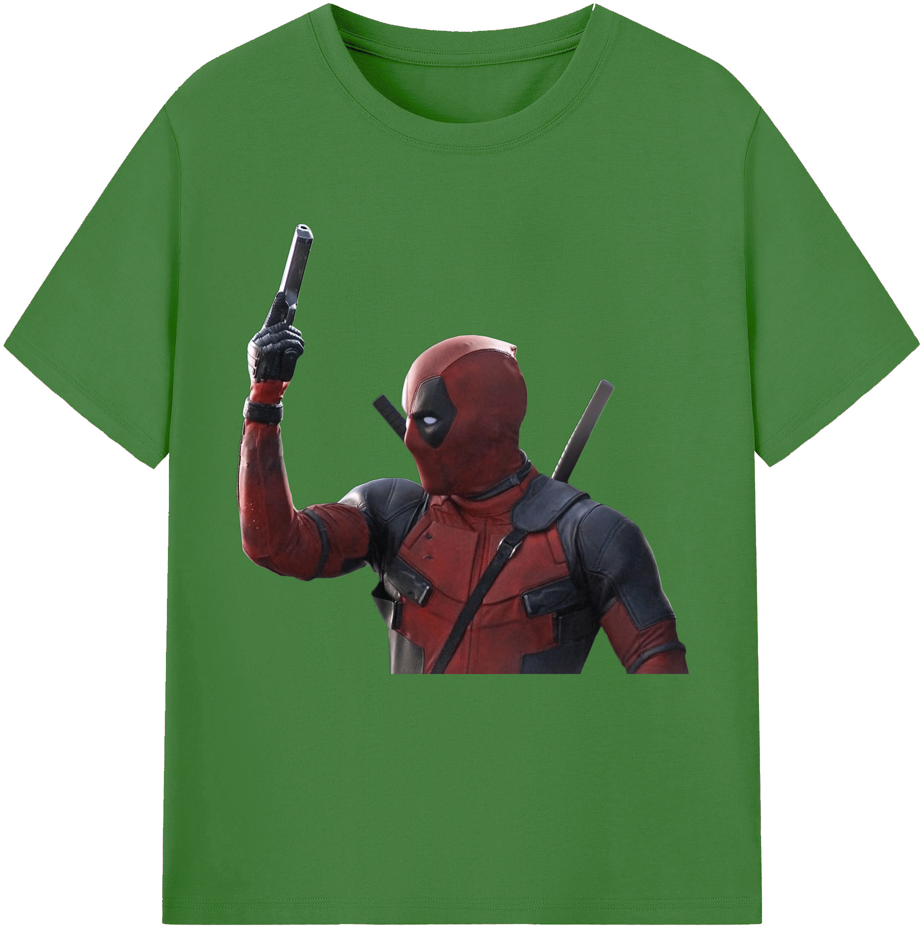 （画像用） Deadpool デッドプール レディースカジュアルプリントTシャツ（綿100％）